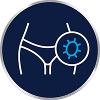 הפטרייה משגשגת בסביבה חמימה ולחה כמו אזור המפשעה.